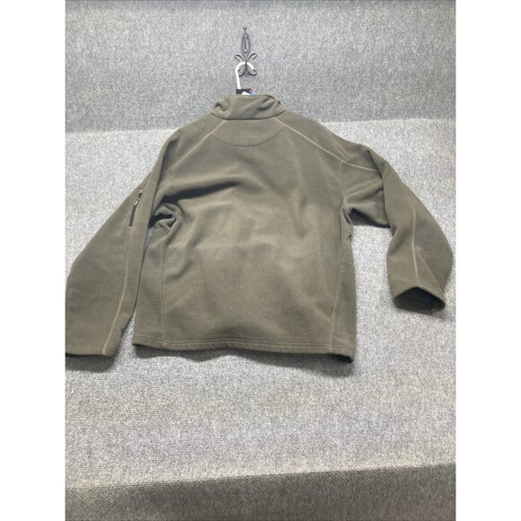 Champion Fleece Jacket Men’s Size XL Green Long Sleeve Full Zip - Picture 12 of 13